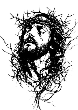 Jesus Christ with Crown of Thorns