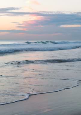 Ocean waves at dawn