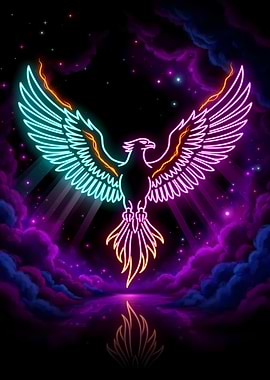 Neon Phoenix Ascension