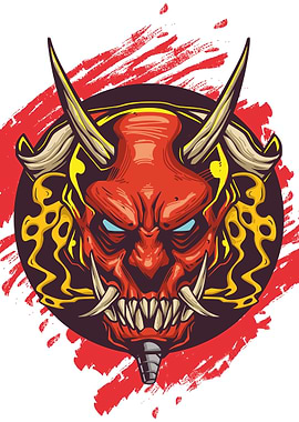 Red Oni Mask
