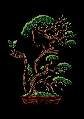 Japanese Bonsai Girl