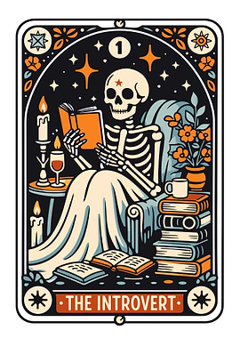 The Introvert Tarot Card Illustration