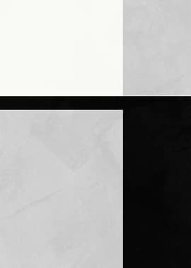 Abstract Black, White, and Gray Composition