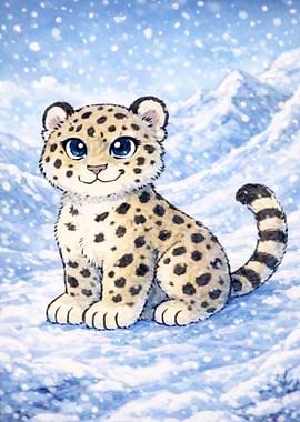 Fragment de vie - Léopard des montagnes