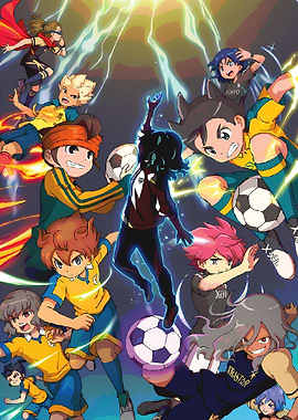 Inazuma Eleven anime characters illustration
