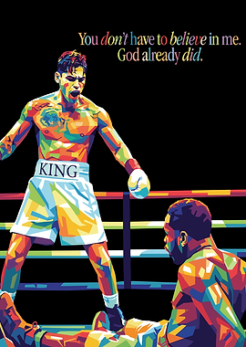 Ryan Garcia Boxing Art