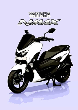 Yamaha NMAX Scooter Illustration