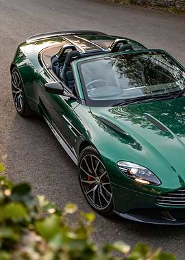 Green Aston Martin V12 Speedster