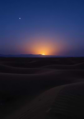 Desert Sunset Landscape