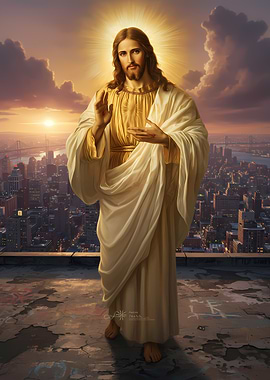 Jesus Christ on a Rooftop