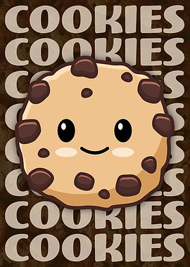 Cookies Cute Cookie Cartoon Illustration