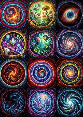 Concentric Circles — Cosmic Resonance