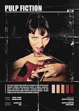 Pulp Fiction Movie Poster