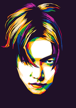 Colorful Portrait of a Person