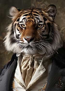 Dapper Tiger Portrait