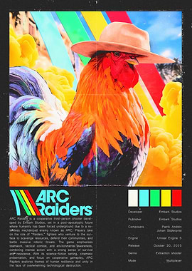Arc Raiders Rooster Poster