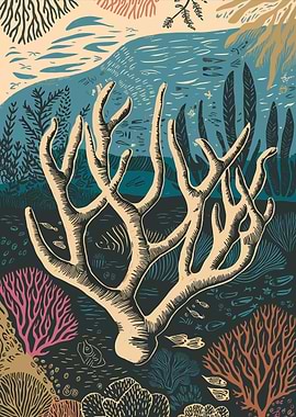 Coral Reef Illustration