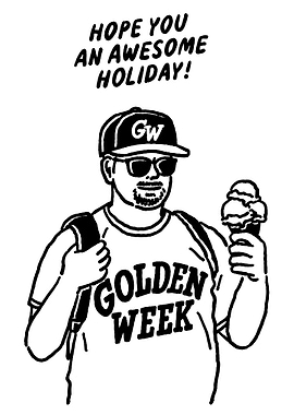 Golden Week Holiday Illustration