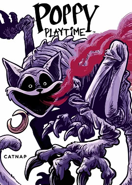 Poppy Playtime Catnap character illustration