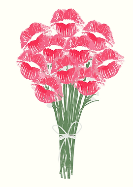 Lipstick Kiss Bouquet