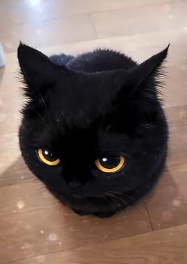 Adorable Black Cat