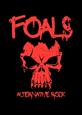 Foals Alternative Rock Skull Graphic
