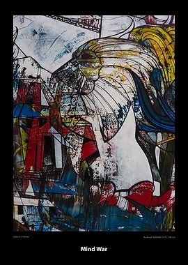 Mind War Abstract Painting