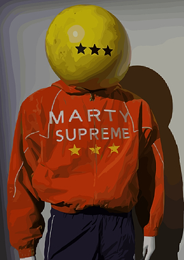 Marty Supreme: Abstract Fashion Portrait