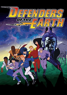 Defenders of the Earth Cartoon Poster