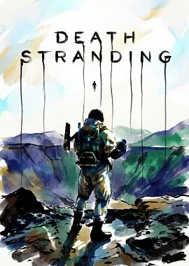 Death Stranding Game Poster Art