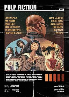 Pulp Fiction Movie Poster