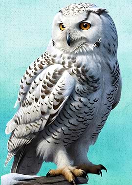 Majestic Snowy Owl