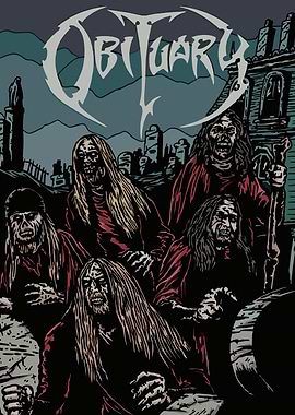 Obituary Band Zombie Art