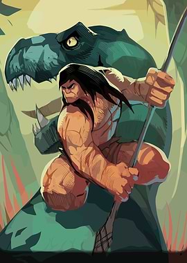 Primal: Spear and Fang Illustration