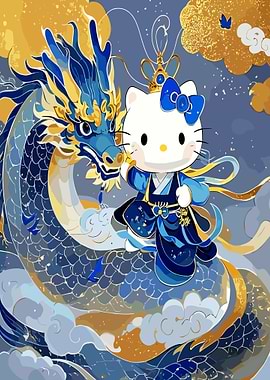 Hello Kitty with Dragon