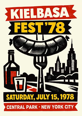 Kielbasa Fest '78 Poster