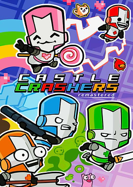 Castle Crashers Remastered Game Cover Art