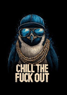 Chill Penguin with Attitude