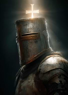 Crusader Knight in Shining Armor