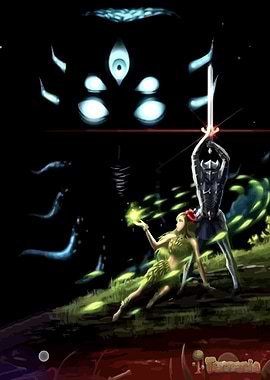 Terraria: Eye of Cthulhu Battle Poster