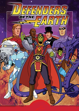 Defenders of the Earth Cartoon Poster