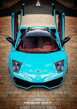 Lamborghini Murcielago LP670 SV Poster
