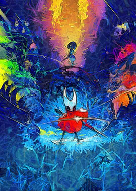 Hollow Knight Silksong Abstract Digital Art