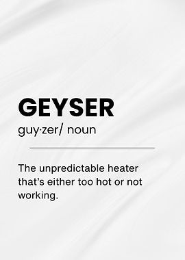 Geyser Funny Definition