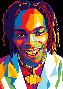 YNW Melly Pop Art Portrait