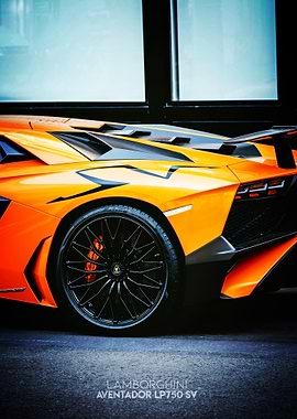 Lamborghini Aventador LP750 SV Poster