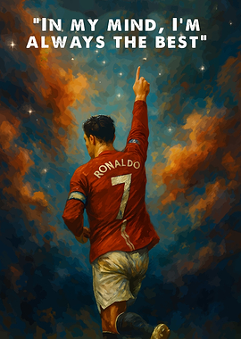 Cristiano Ronaldo Painting: Always the Best