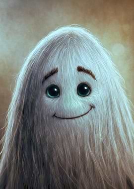 Cute Furry Creature Portrait