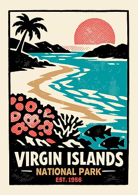 Virgin Islands National Park Poster