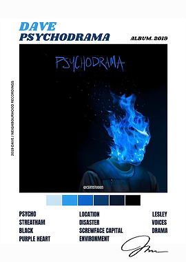 Dave Psychodrama Album Cover Art